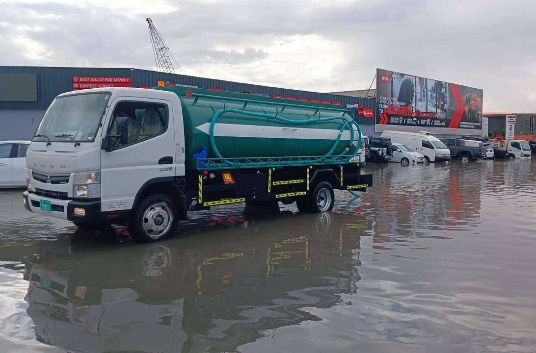 rain water removal service in dubai